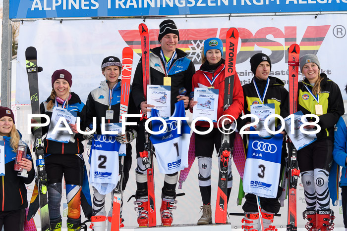 Bayerische Schülermeisterschaft Alpin Riesenslalom 27.01.2018