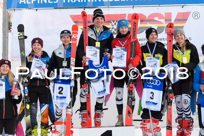 Bayerische Schülermeisterschaft Alpin Riesenslalom 27.01.2018