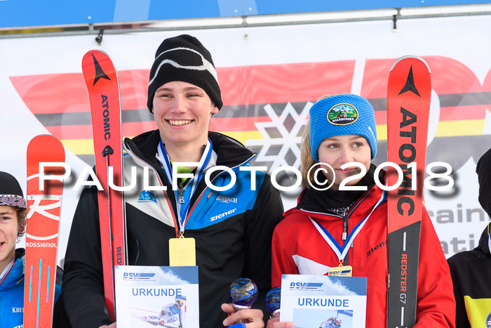 Bayerische Schülermeisterschaft Alpin Riesenslalom 27.01.2018