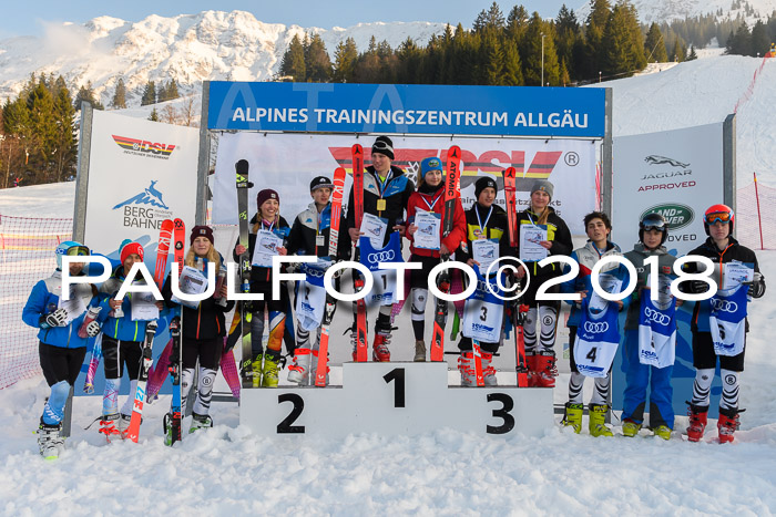 Bayerische Schülermeisterschaft Alpin Riesenslalom 27.01.2018