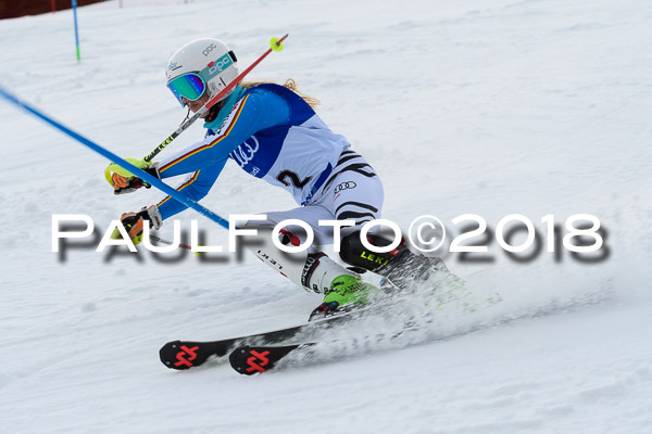 Bayerische Schülermeisterschaft Slalom 28.01.2018