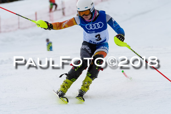 Bayerische Schülermeisterschaft Slalom 28.01.2018