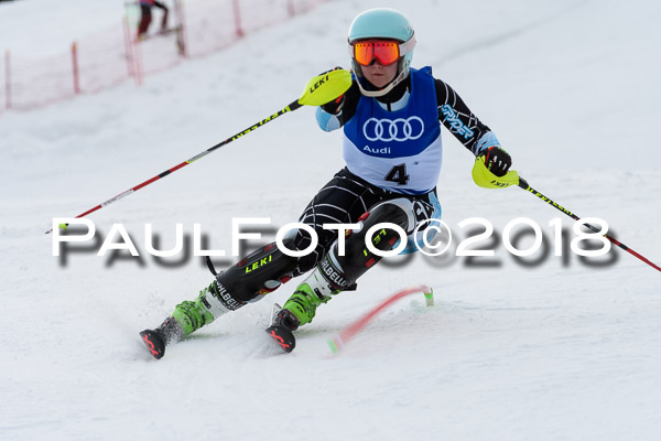 Bayerische Schülermeisterschaft Slalom 28.01.2018