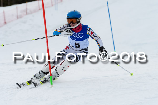 Bayerische Schülermeisterschaft Slalom 28.01.2018