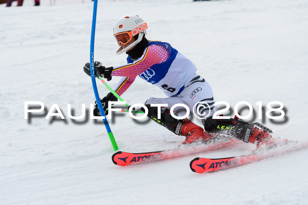 Bayerische Schülermeisterschaft Slalom 28.01.2018