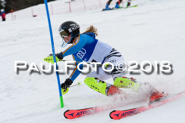 Bayerische Schülermeisterschaft Slalom 28.01.2018