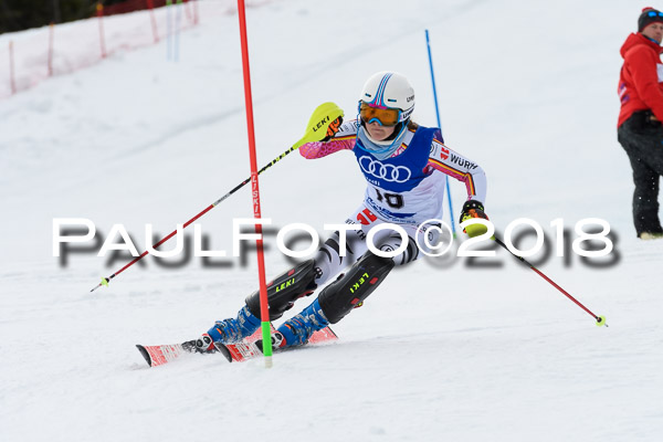 Bayerische Schülermeisterschaft Slalom 28.01.2018