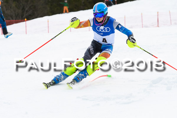 Bayerische Schülermeisterschaft Slalom 28.01.2018