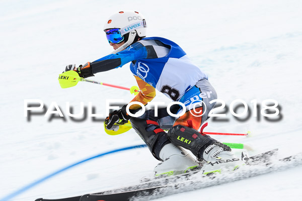 Bayerische Schülermeisterschaft Slalom 28.01.2018