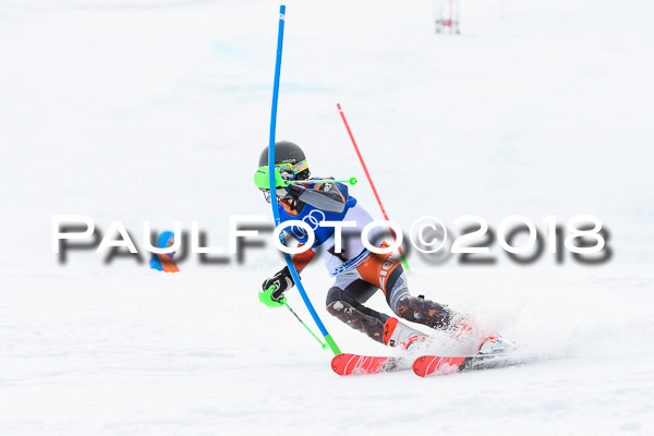 Bayerische Schülermeisterschaft Slalom 28.01.2018