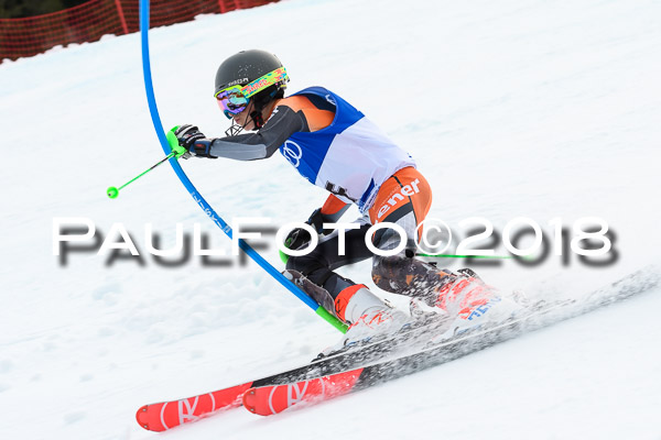 Bayerische Schülermeisterschaft Slalom 28.01.2018