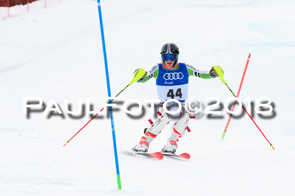 Bayerische Schülermeisterschaft Slalom 28.01.2018