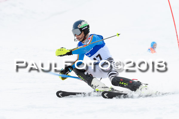 Bayerische Schülermeisterschaft Slalom 28.01.2018