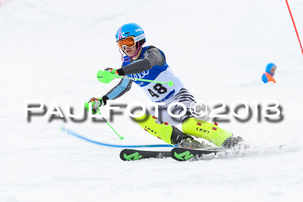 Bayerische Schülermeisterschaft Slalom 28.01.2018