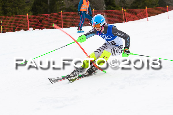 Bayerische Schülermeisterschaft Slalom 28.01.2018