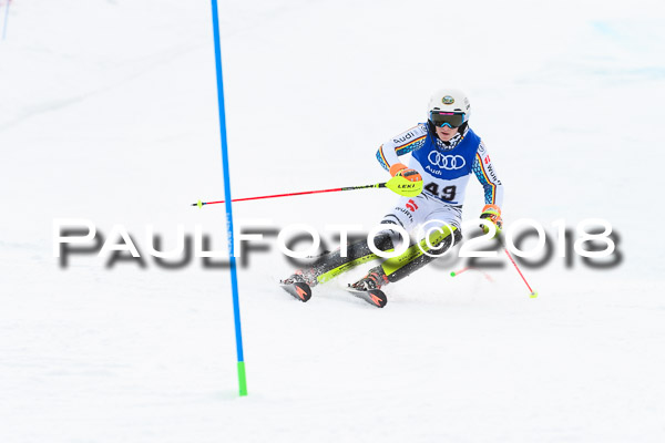 Bayerische Schülermeisterschaft Slalom 28.01.2018