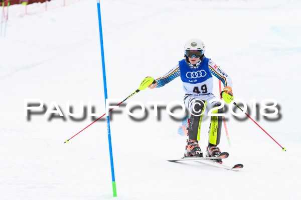 Bayerische Schülermeisterschaft Slalom 28.01.2018