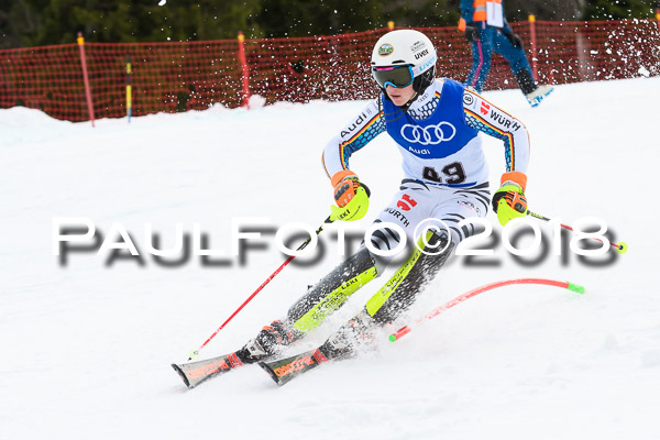 Bayerische Schülermeisterschaft Slalom 28.01.2018