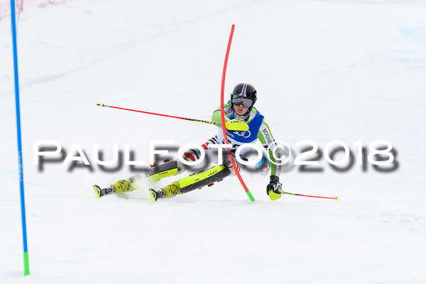 Bayerische Schülermeisterschaft Slalom 28.01.2018