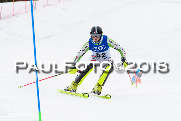 Bayerische Schülermeisterschaft Slalom 28.01.2018