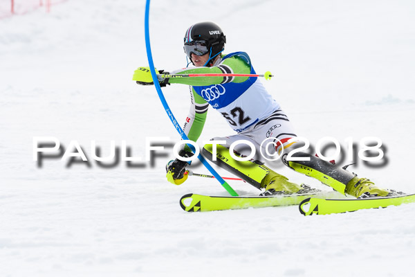 Bayerische Schülermeisterschaft Slalom 28.01.2018