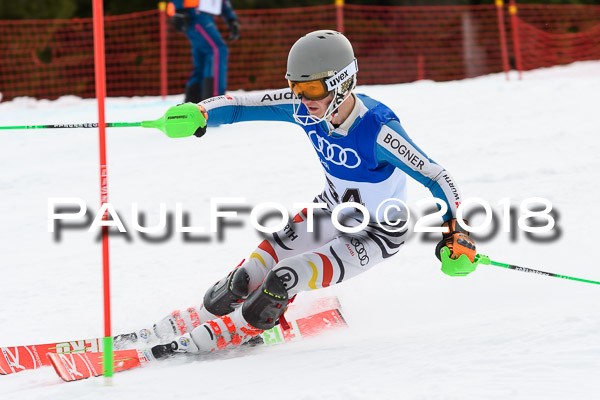 Bayerische Schülermeisterschaft Slalom 28.01.2018