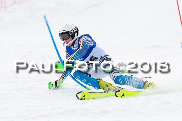 Bayerische Schülermeisterschaft Slalom 28.01.2018