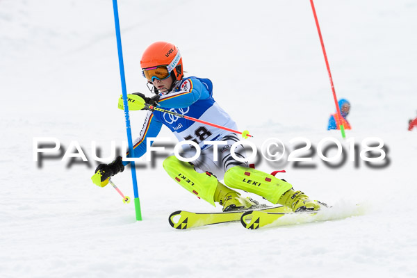 Bayerische Schülermeisterschaft Slalom 28.01.2018