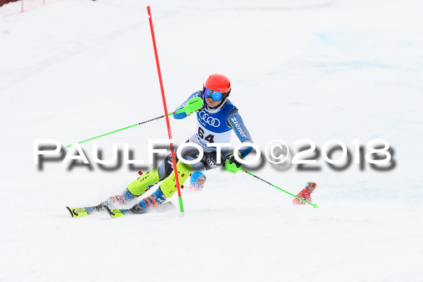 Bayerische Schülermeisterschaft Slalom 28.01.2018