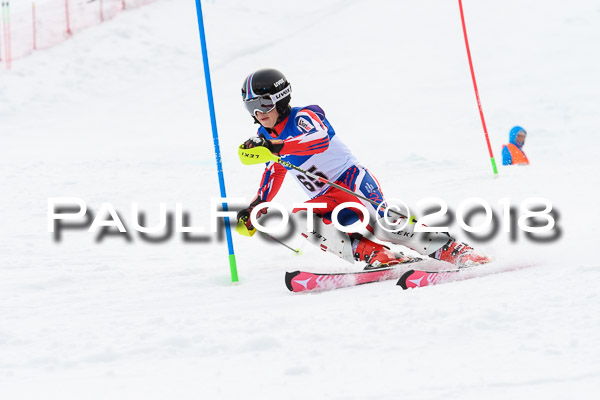 Bayerische Schülermeisterschaft Slalom 28.01.2018