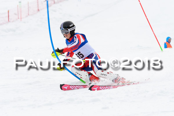 Bayerische Schülermeisterschaft Slalom 28.01.2018