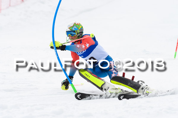 Bayerische Schülermeisterschaft Slalom 28.01.2018