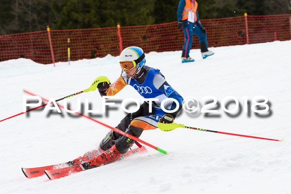 Bayerische Schülermeisterschaft Slalom 28.01.2018