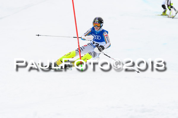 Bayerische Schülermeisterschaft Slalom 28.01.2018