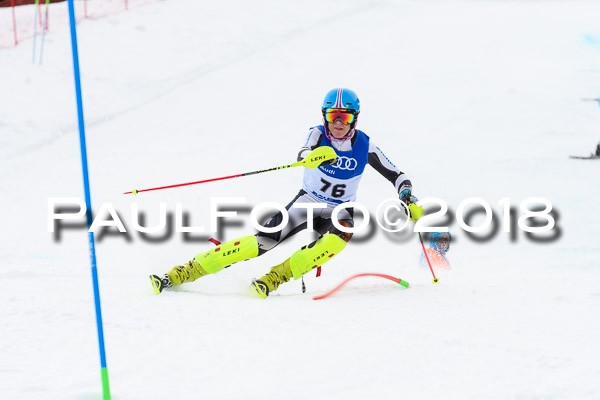 Bayerische Schülermeisterschaft Slalom 28.01.2018