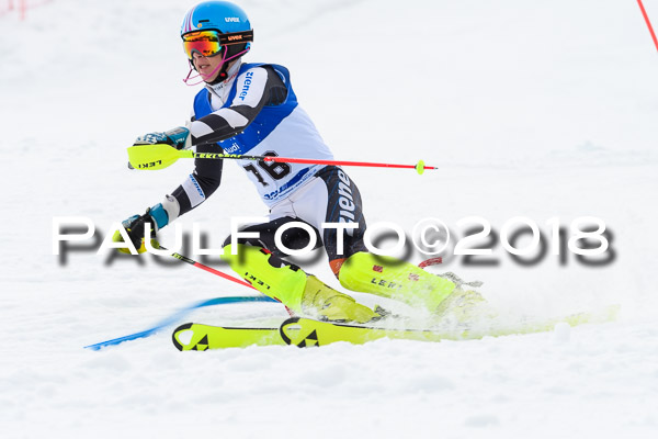 Bayerische Schülermeisterschaft Slalom 28.01.2018