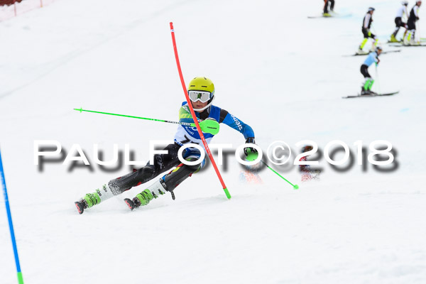 Bayerische Schülermeisterschaft Slalom 28.01.2018