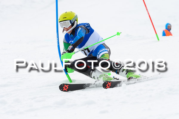 Bayerische Schülermeisterschaft Slalom 28.01.2018