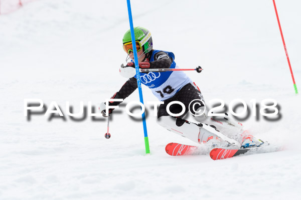 Bayerische Schülermeisterschaft Slalom 28.01.2018