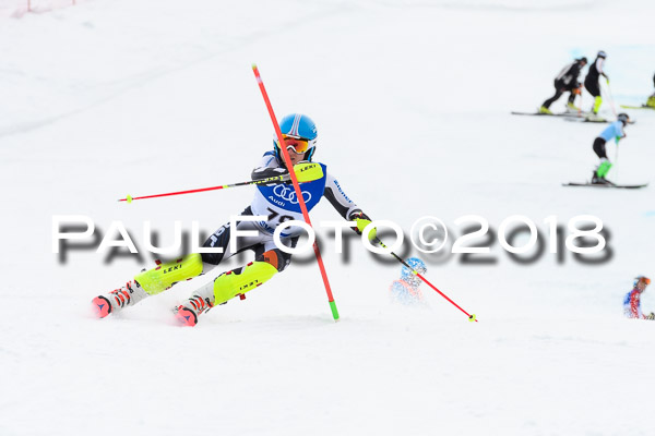 Bayerische Schülermeisterschaft Slalom 28.01.2018