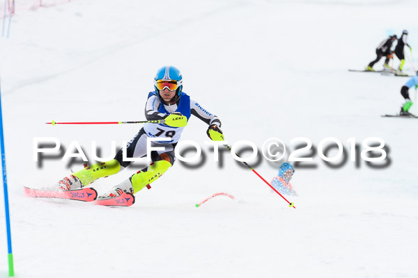 Bayerische Schülermeisterschaft Slalom 28.01.2018