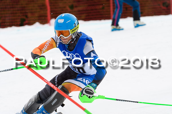 Bayerische Schülermeisterschaft Slalom 28.01.2018