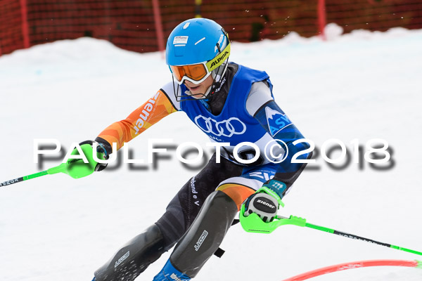 Bayerische Schülermeisterschaft Slalom 28.01.2018