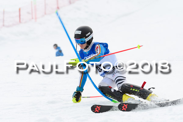 Bayerische Schülermeisterschaft Slalom 28.01.2018