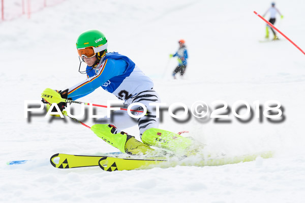 Bayerische Schülermeisterschaft Slalom 28.01.2018