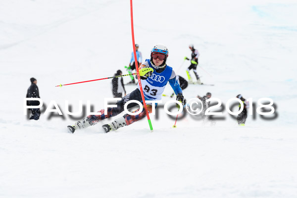 Bayerische Schülermeisterschaft Slalom 28.01.2018