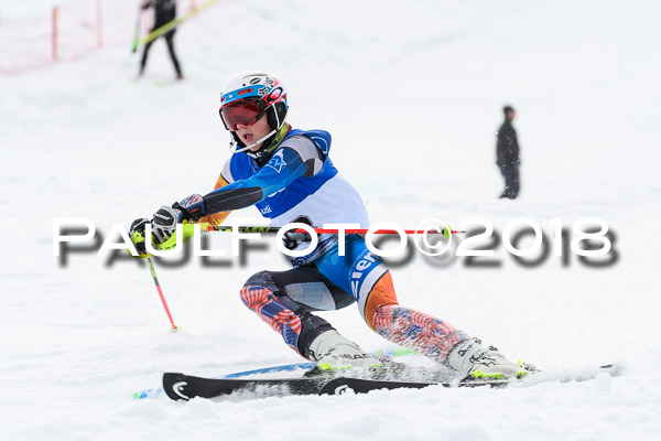 Bayerische Schülermeisterschaft Slalom 28.01.2018