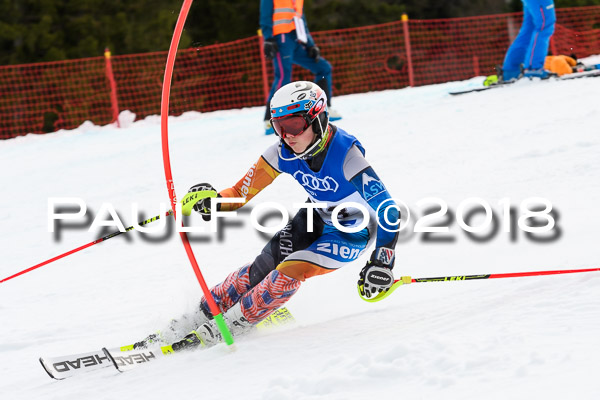 Bayerische Schülermeisterschaft Slalom 28.01.2018