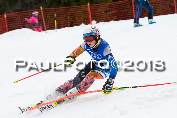 Bayerische Schülermeisterschaft Slalom 28.01.2018