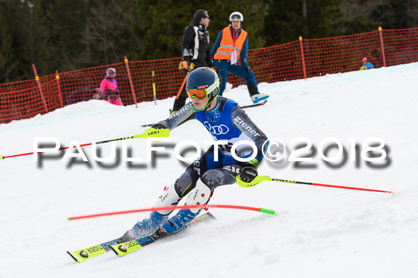 Bayerische Schülermeisterschaft Slalom 28.01.2018